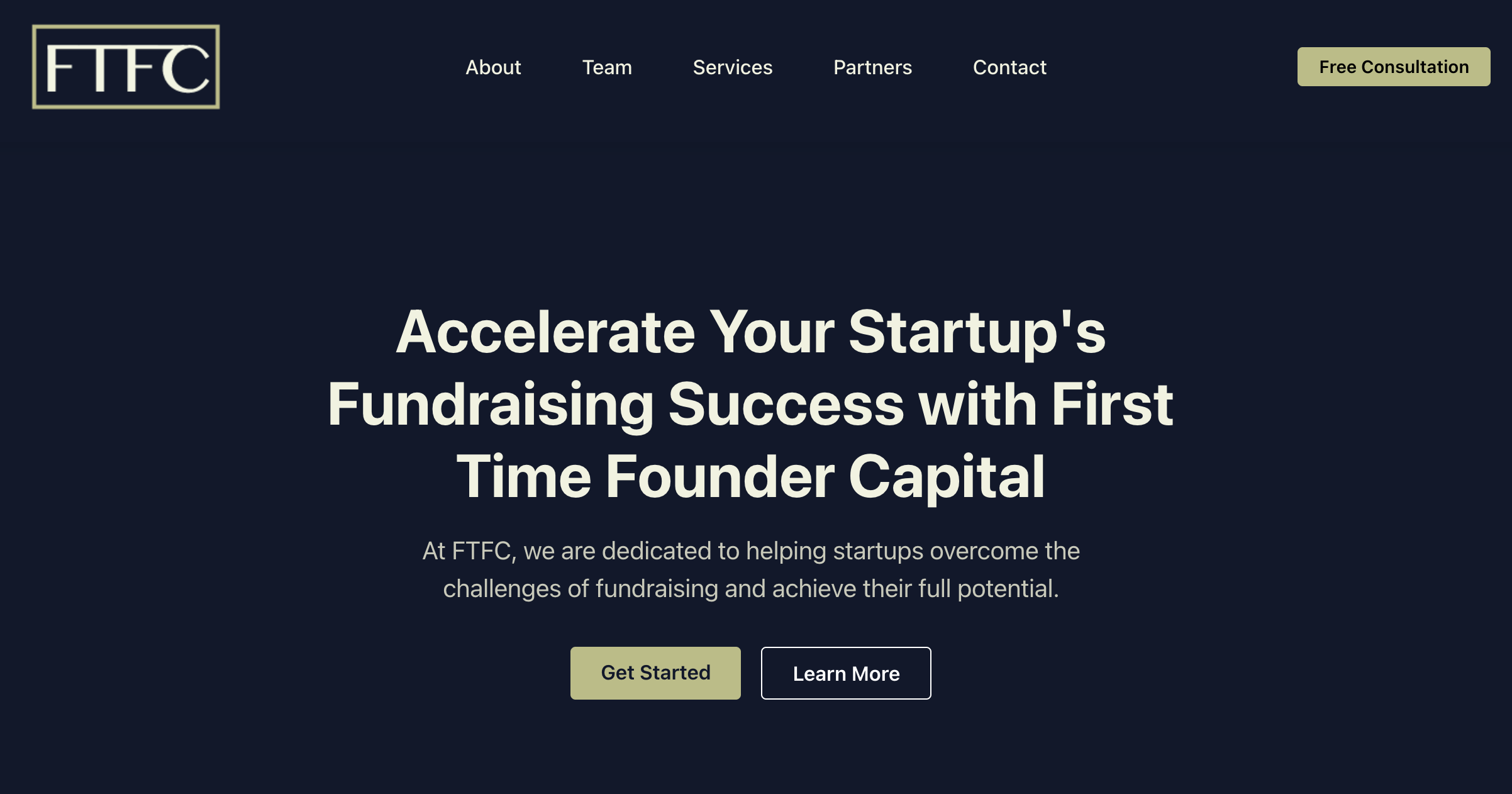 FTFC Platform Screenshot